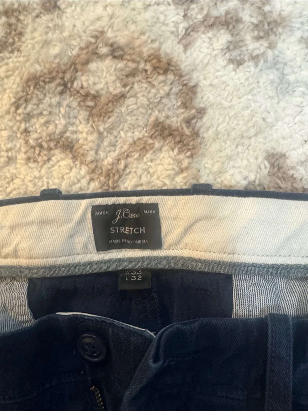 J. Crew Slim Dark Navy Chinos